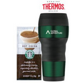 THERMOS Brand Tumbler with Starbucks  Cocoa - Green